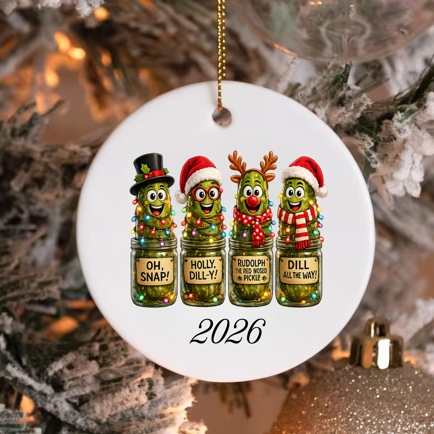 PICKLE CHRISTMAS 2026 ORNAMENT