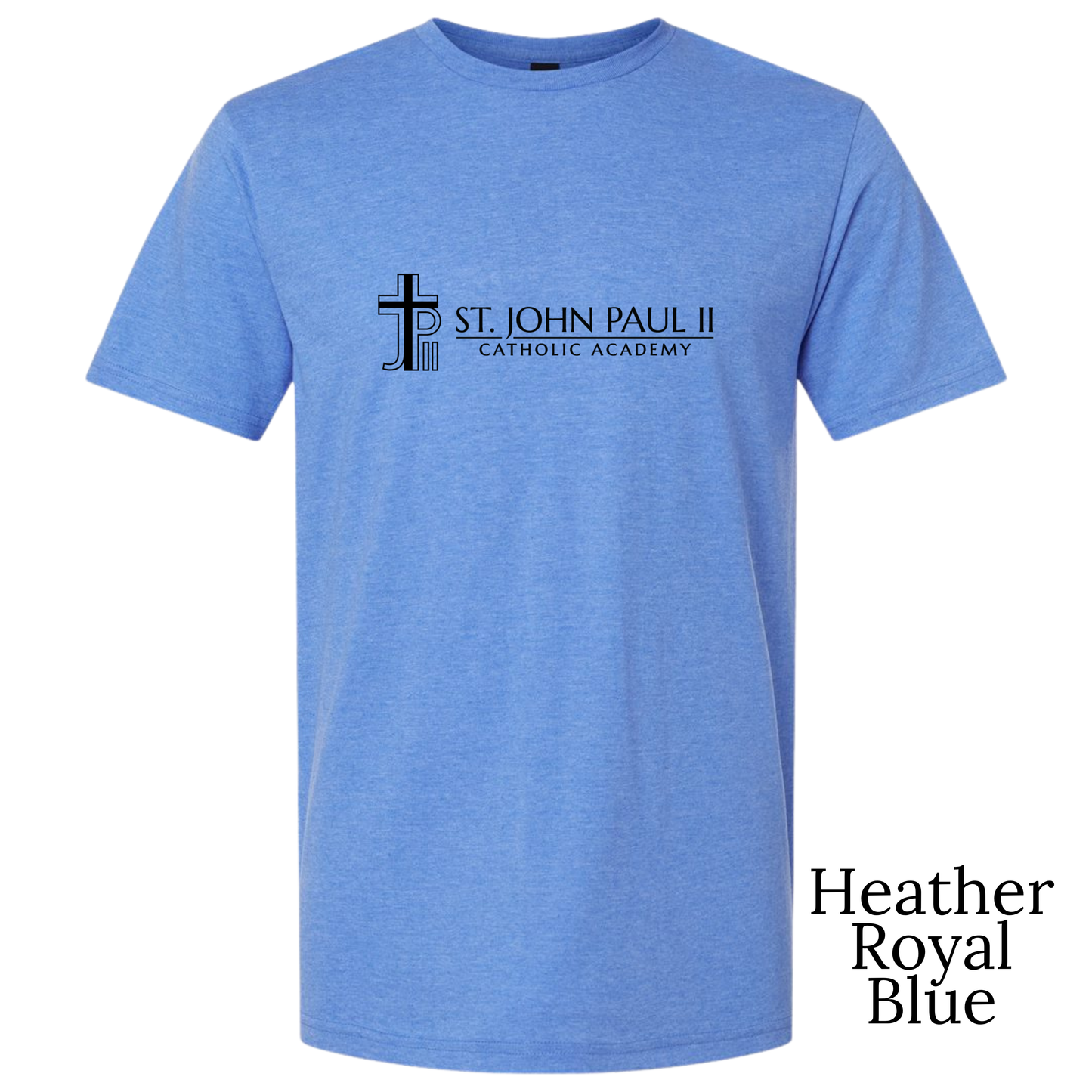 Gildan Soft Style Adult Heather Royal Blue A1