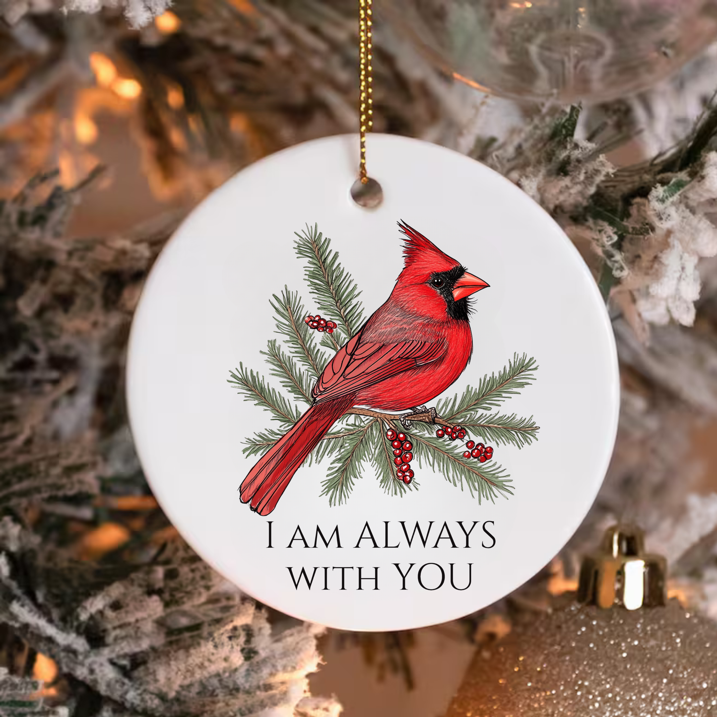 I AM ALWAYS WITH YOU ORNAMENT