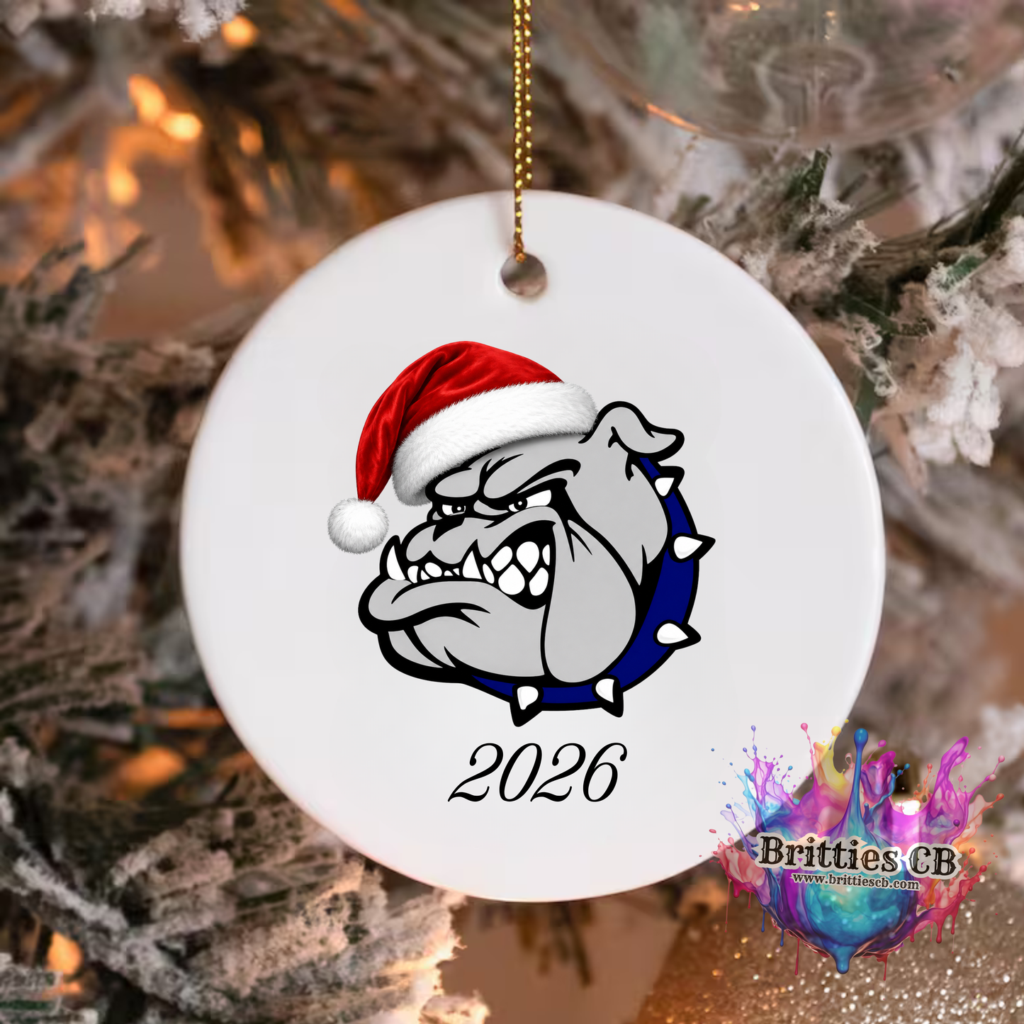 Peshtigo Bulldogs ornament