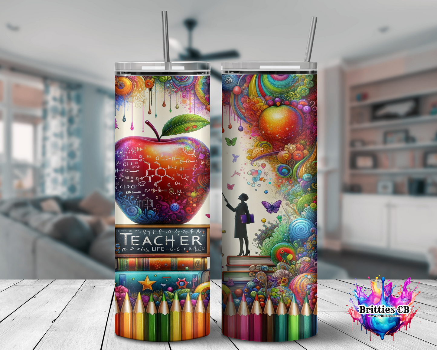 Teacher Apple Tumbler