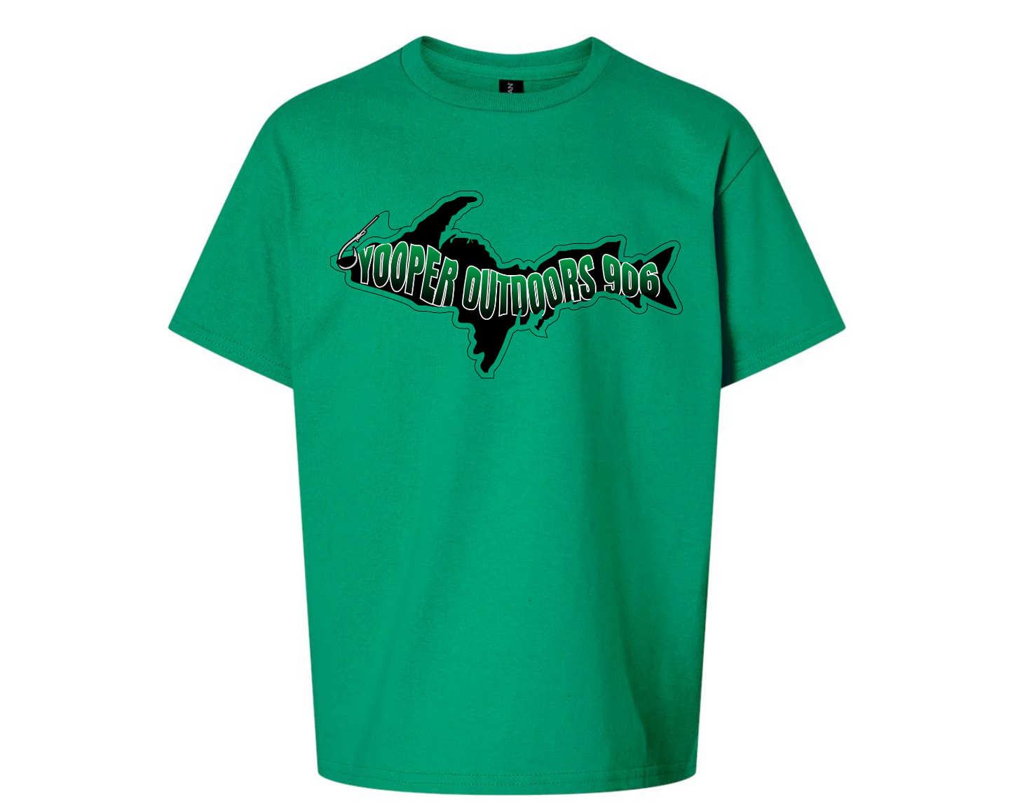 Youth Yooper T-shirt Kelly Green