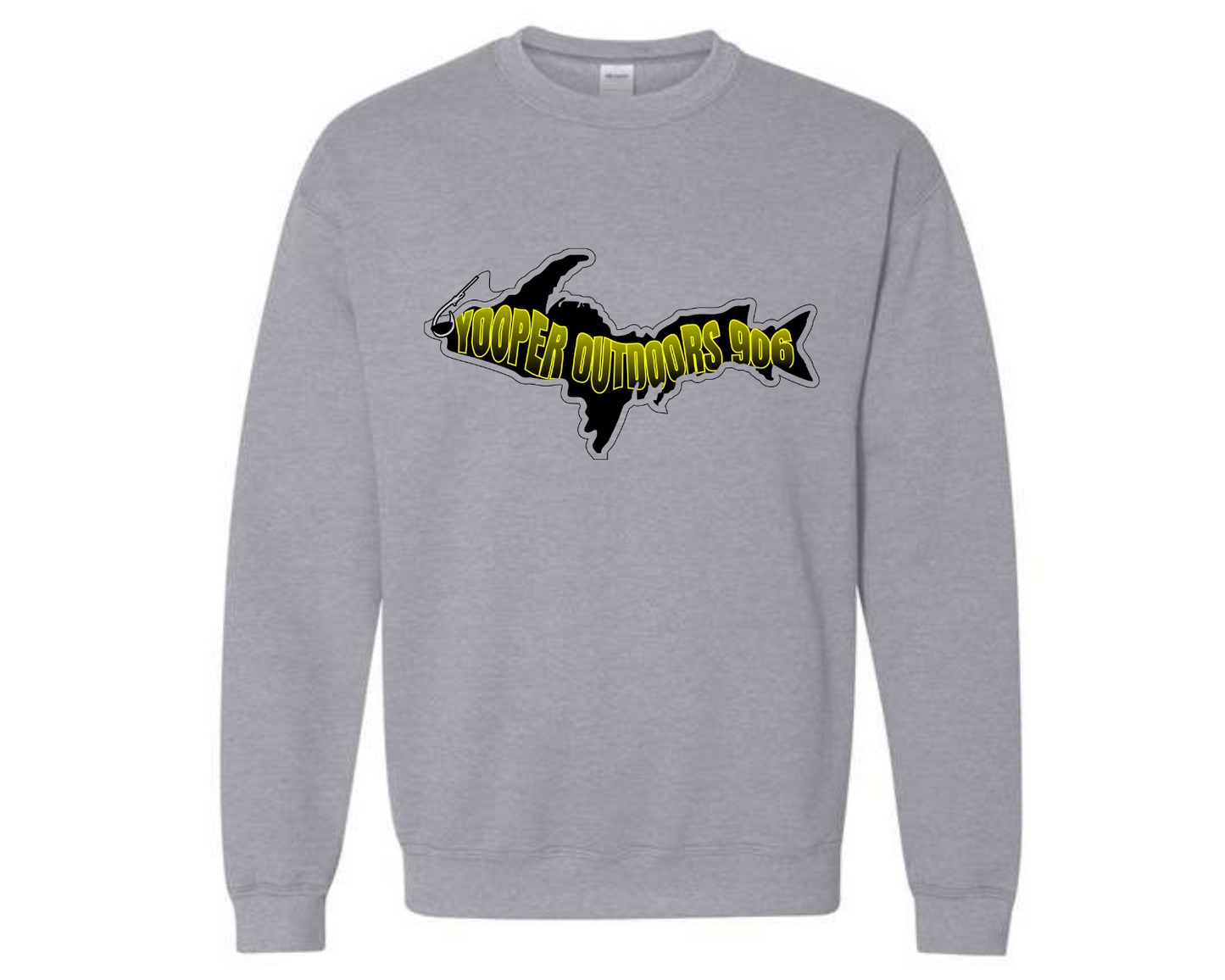 Yooper Crew Sweatshirt Athletic Heather