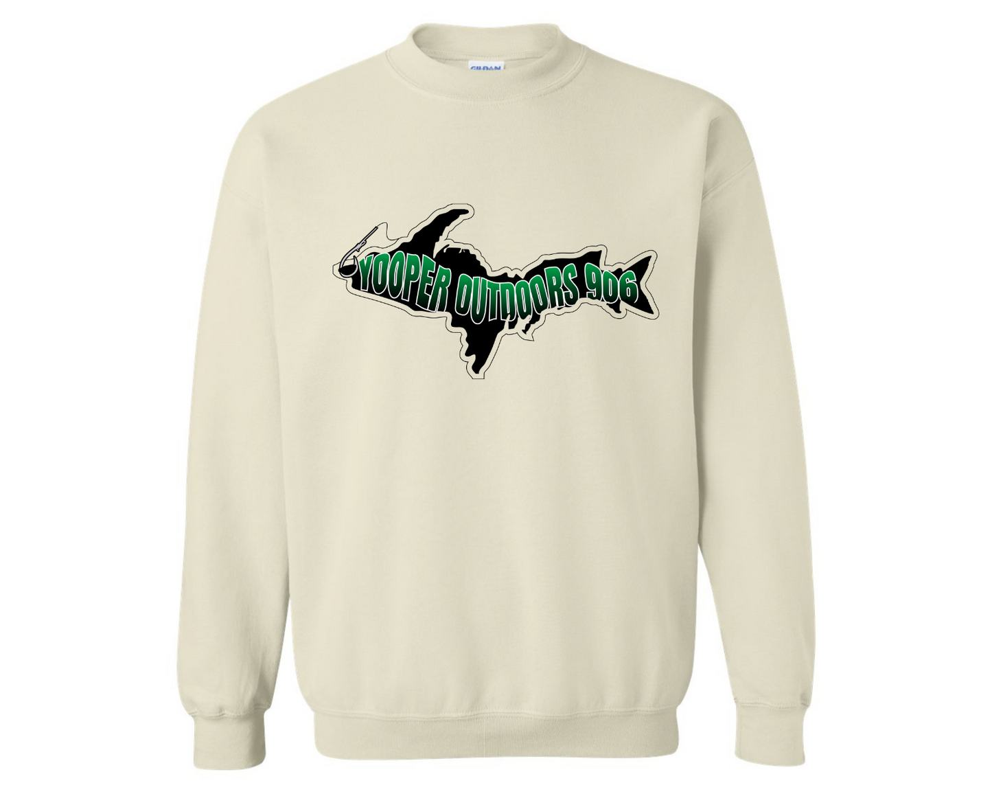 Yooper Crew Sweatshirt Sand