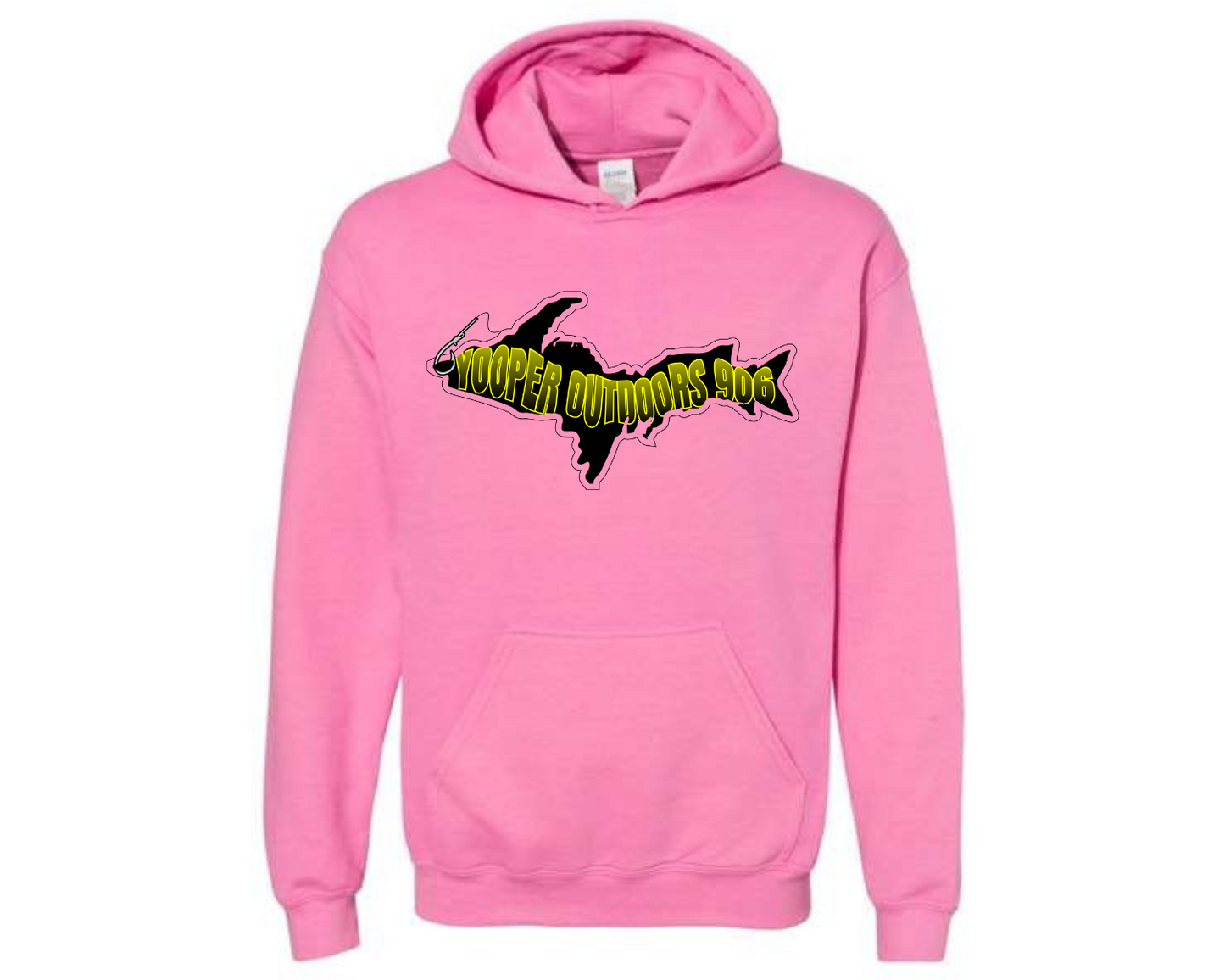 Yooper Hoodie Pink