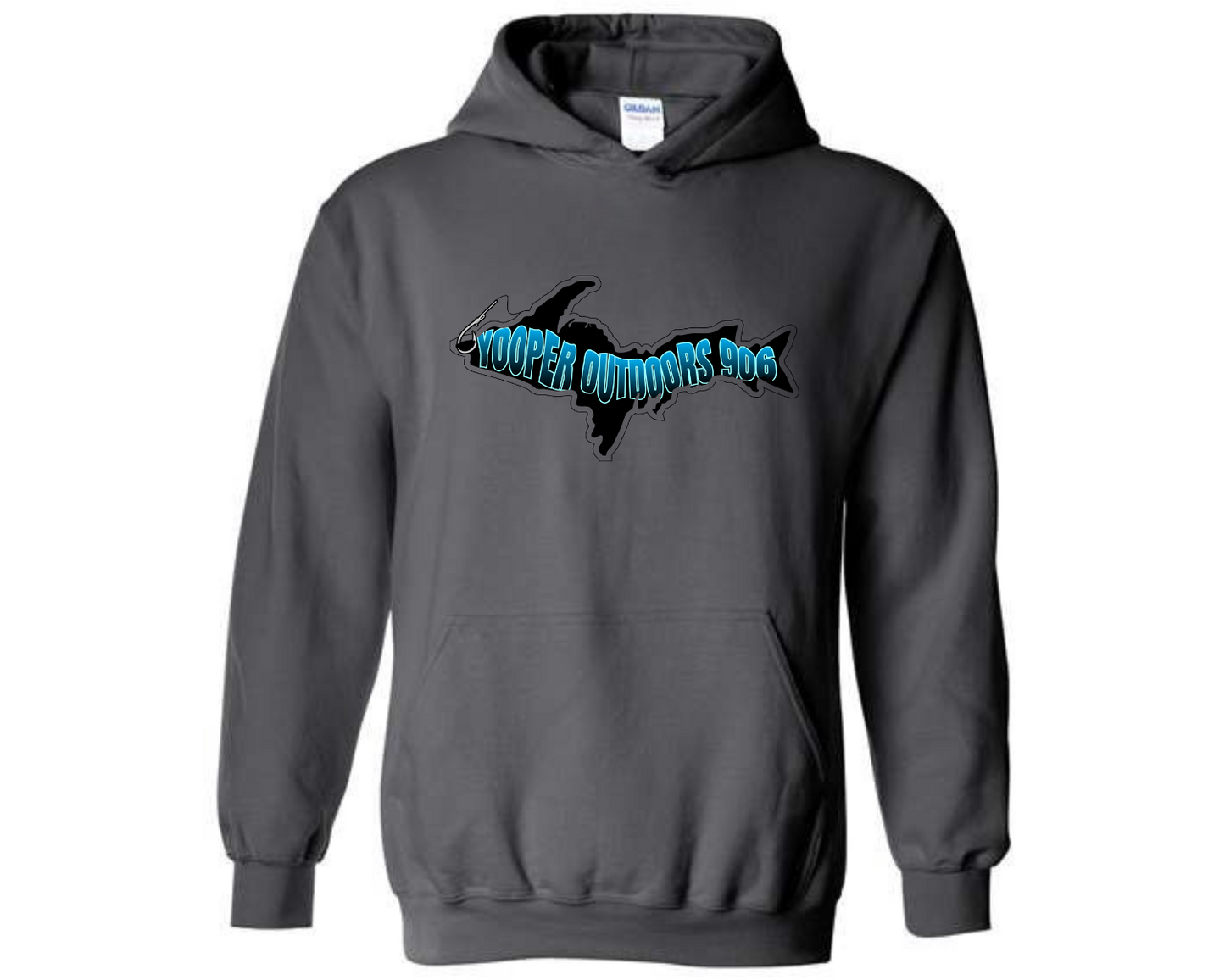 Yooper Hoodie Charcoal