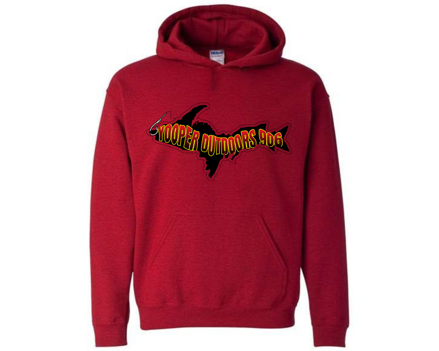 Yooper Hoodie Antique Cherry Red