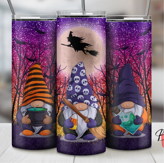 Gnome Halloween Witches Cauldron