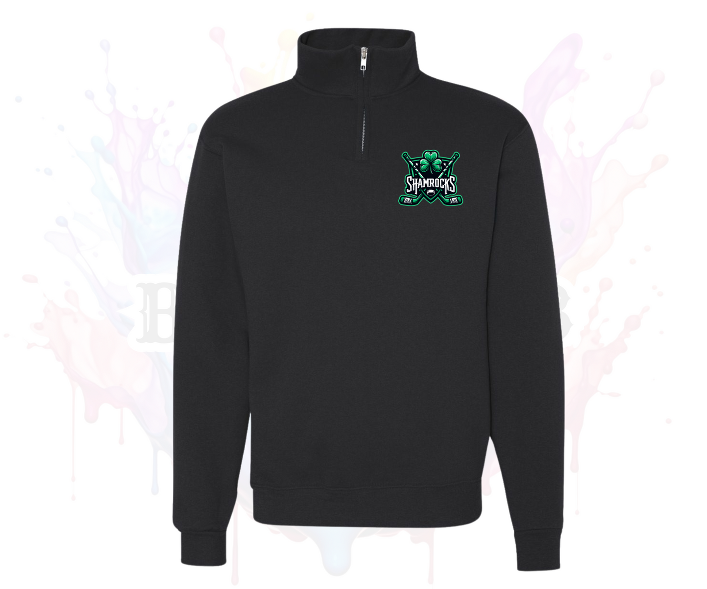 Shamrocks 1/4 zip up