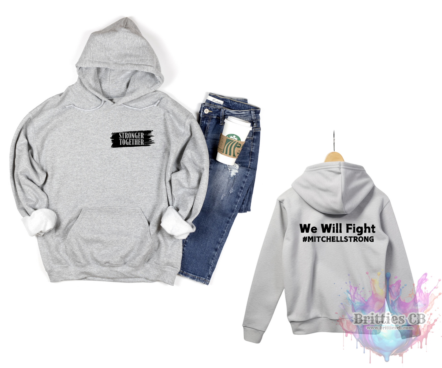 Mitchell Strong Hoodie Gray