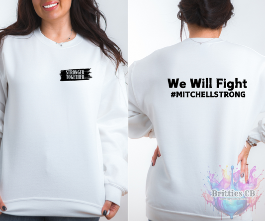 Mitchell Strong Crewneck Gray/White