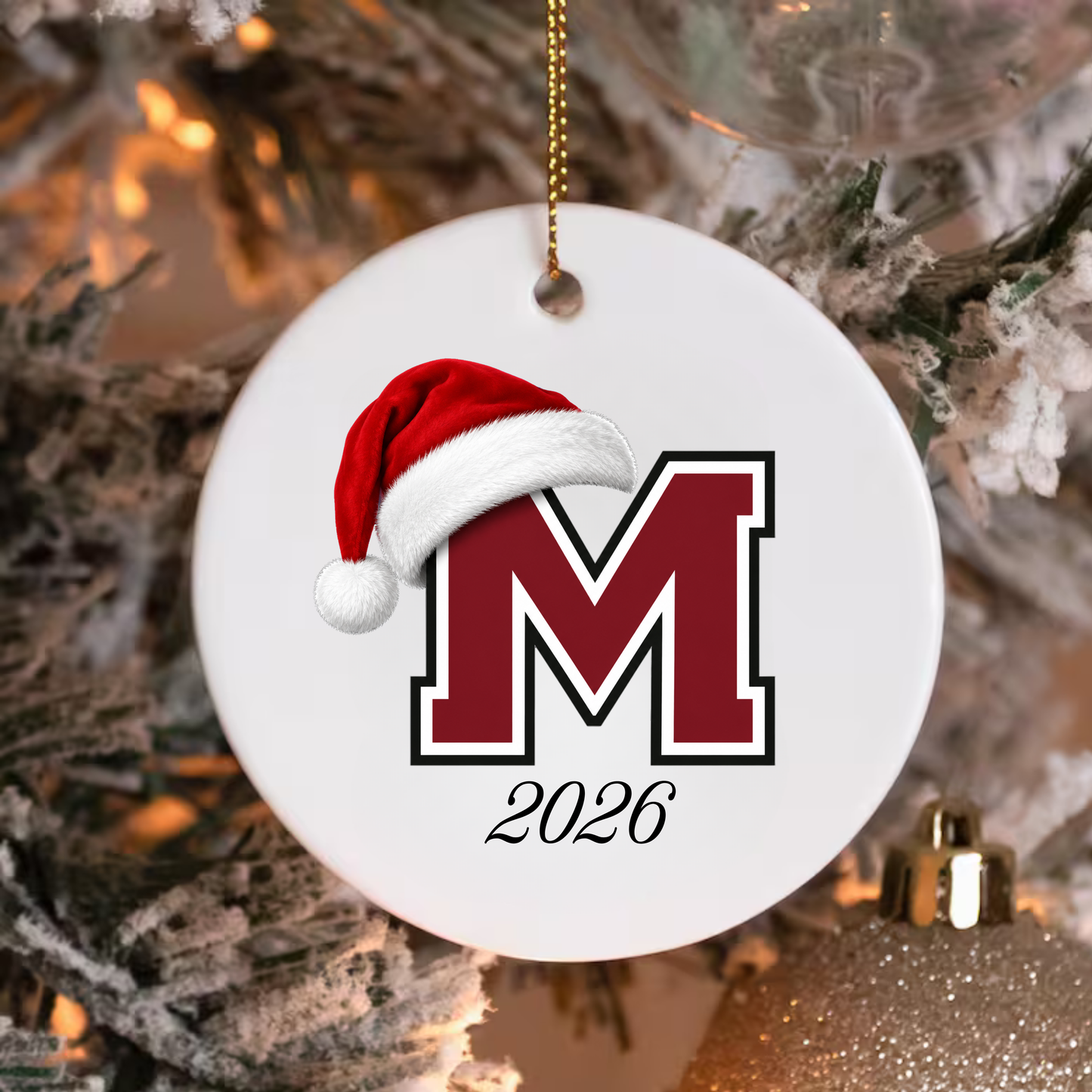 MENOMINEE MAROONS ORNAMENT