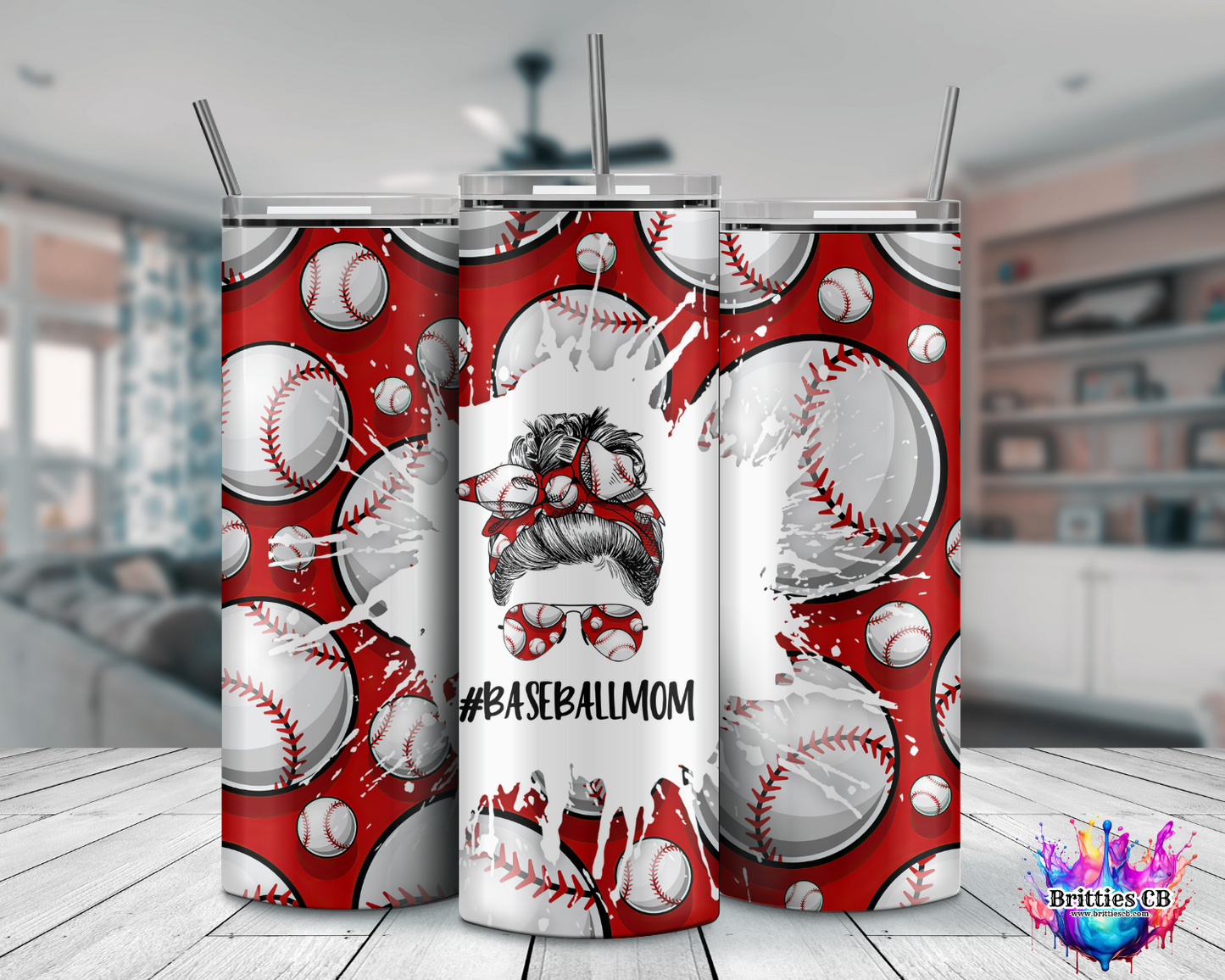 Baseball MAMA tumbler