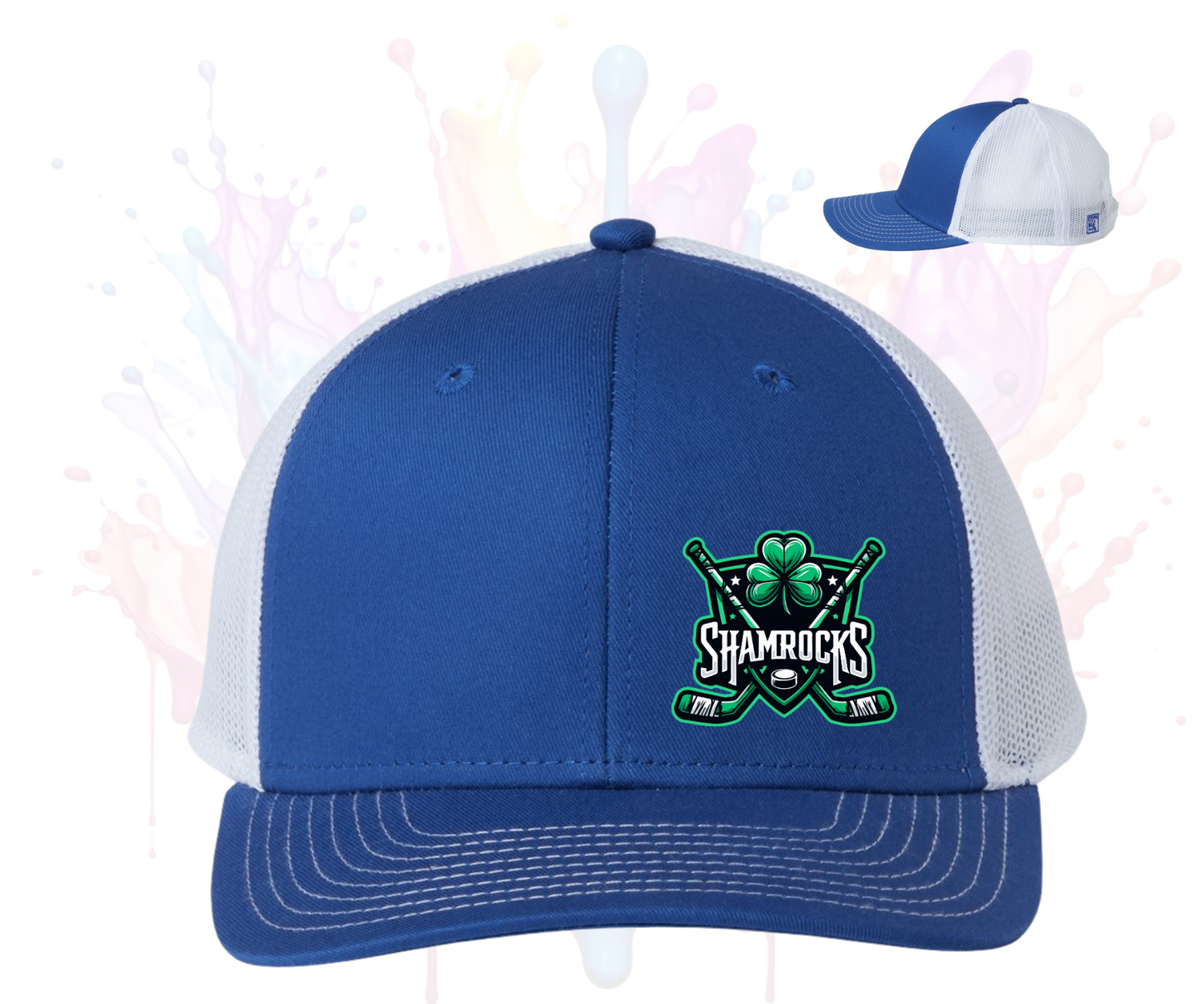 Shamrocks Hat Royal Blue