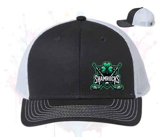 Shamrocks Hat Black