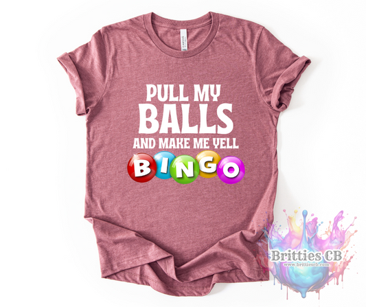 BINGO Tee mauve gildan