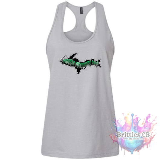 Yooper Outdoors Wome's Tank Gray