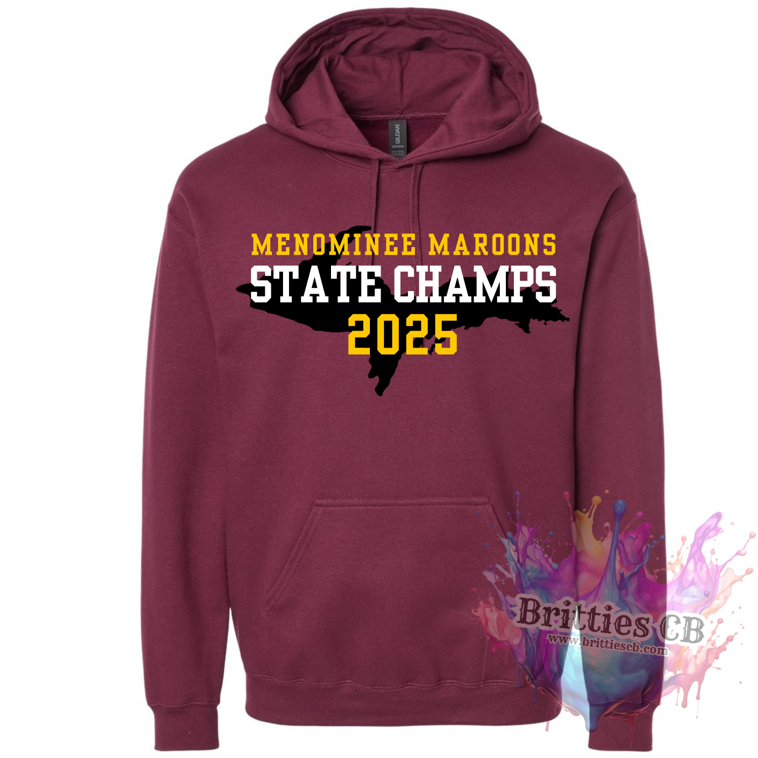 Throwback Cb Rilo Maroon THROWBACK TEE – Britties CB