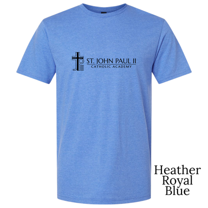Gildan Soft Style Adult Heather Royal Blue A1