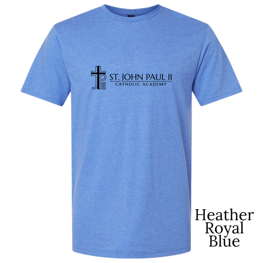 Gildan Soft Style Adult Heather Royal Blue A1