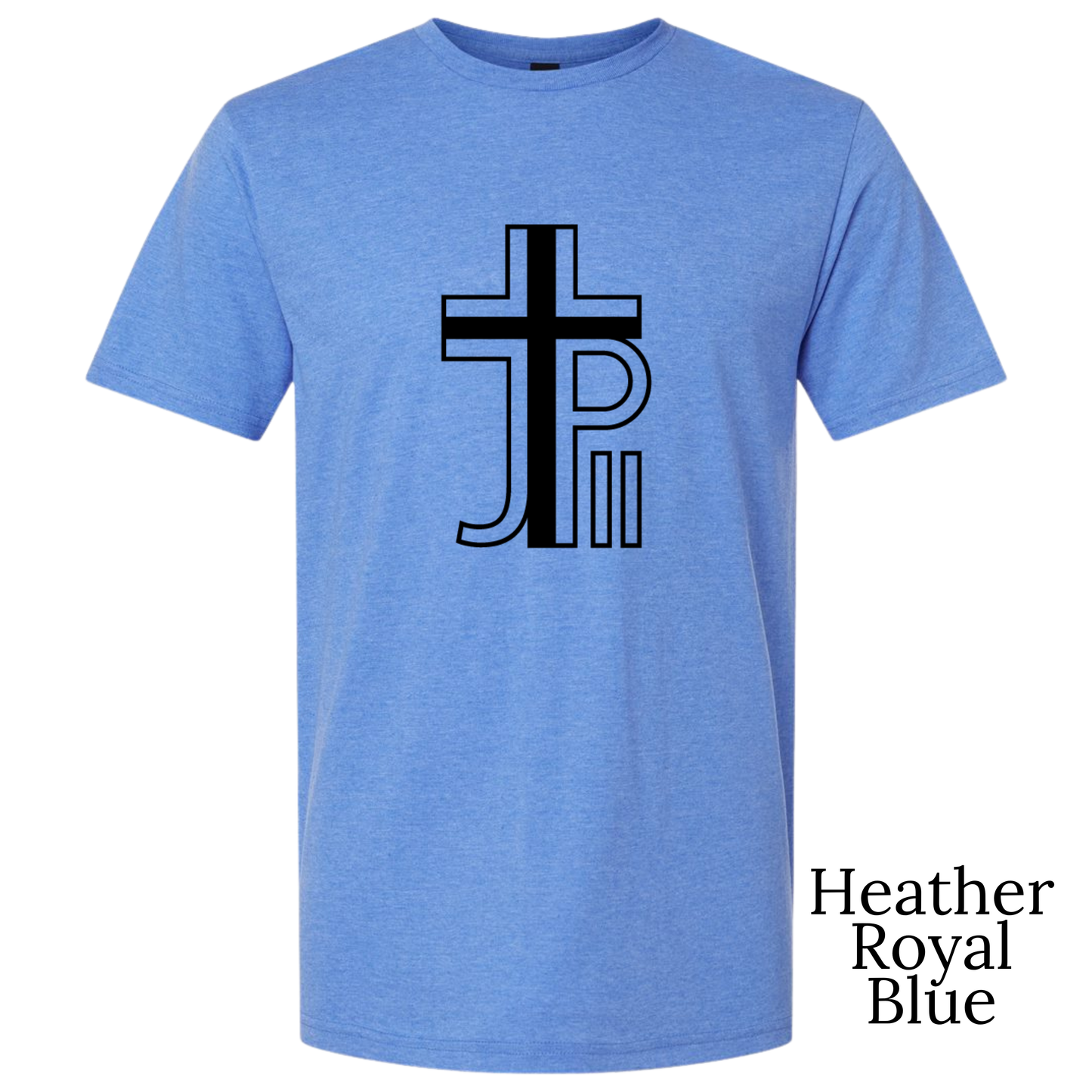 Gildan Soft Style Adult Heather Royal Blue B1