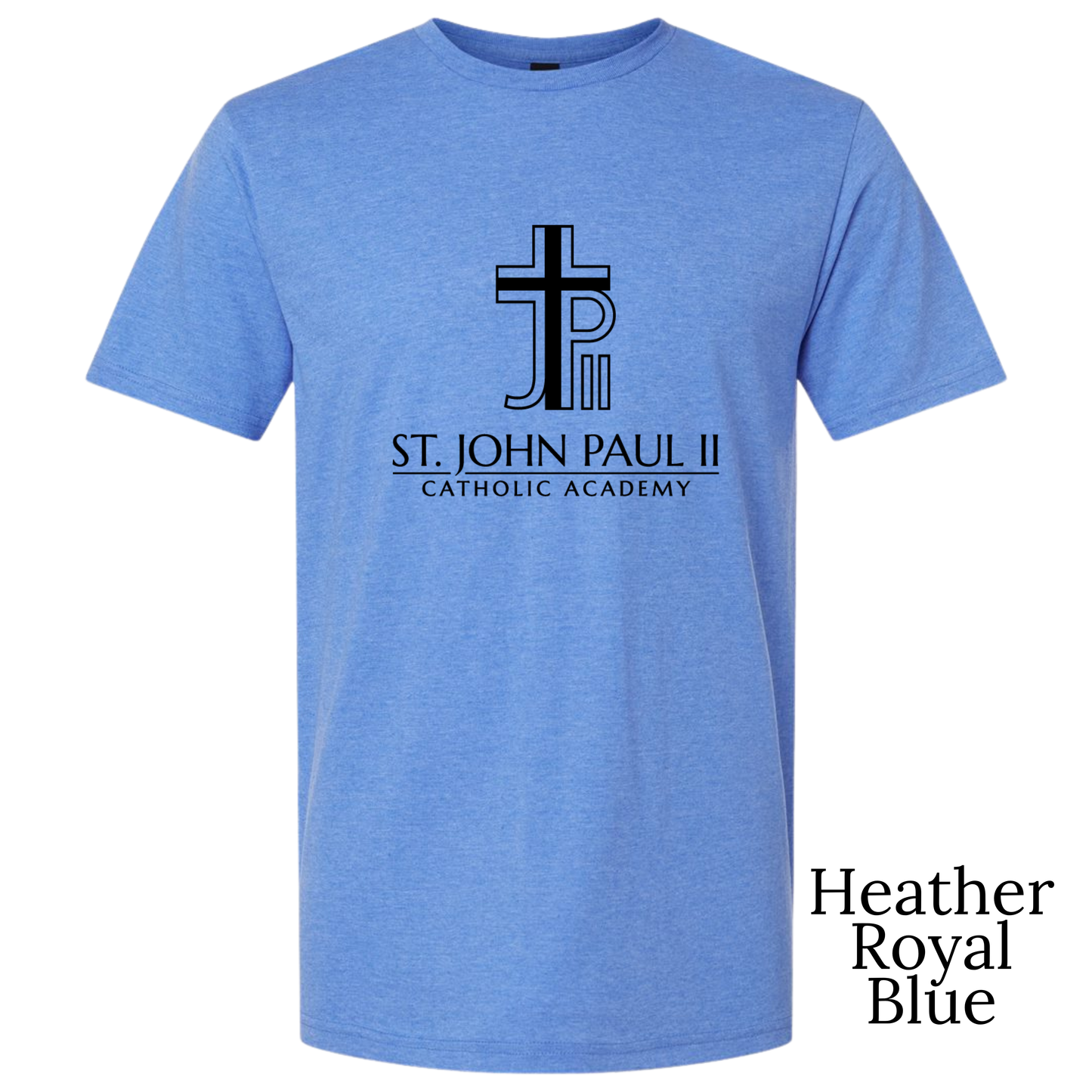 Gildan Soft Style Adult Heather Royal Blue D1