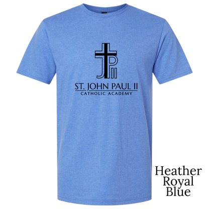 Gildan Soft Style Adult Heather Royal Blue D1