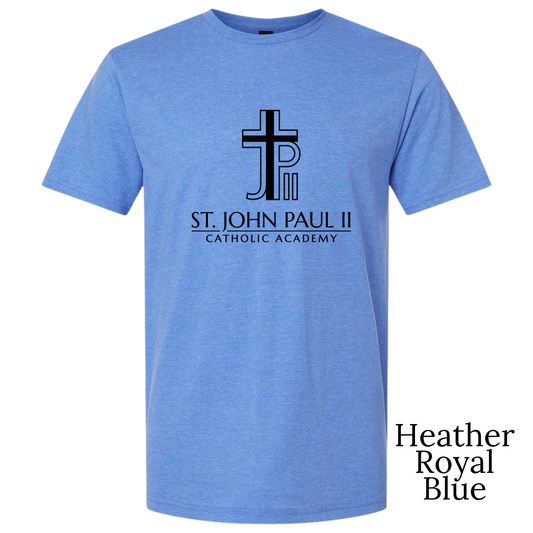 Gildan Soft Style Adult Heather Royal Blue D1
