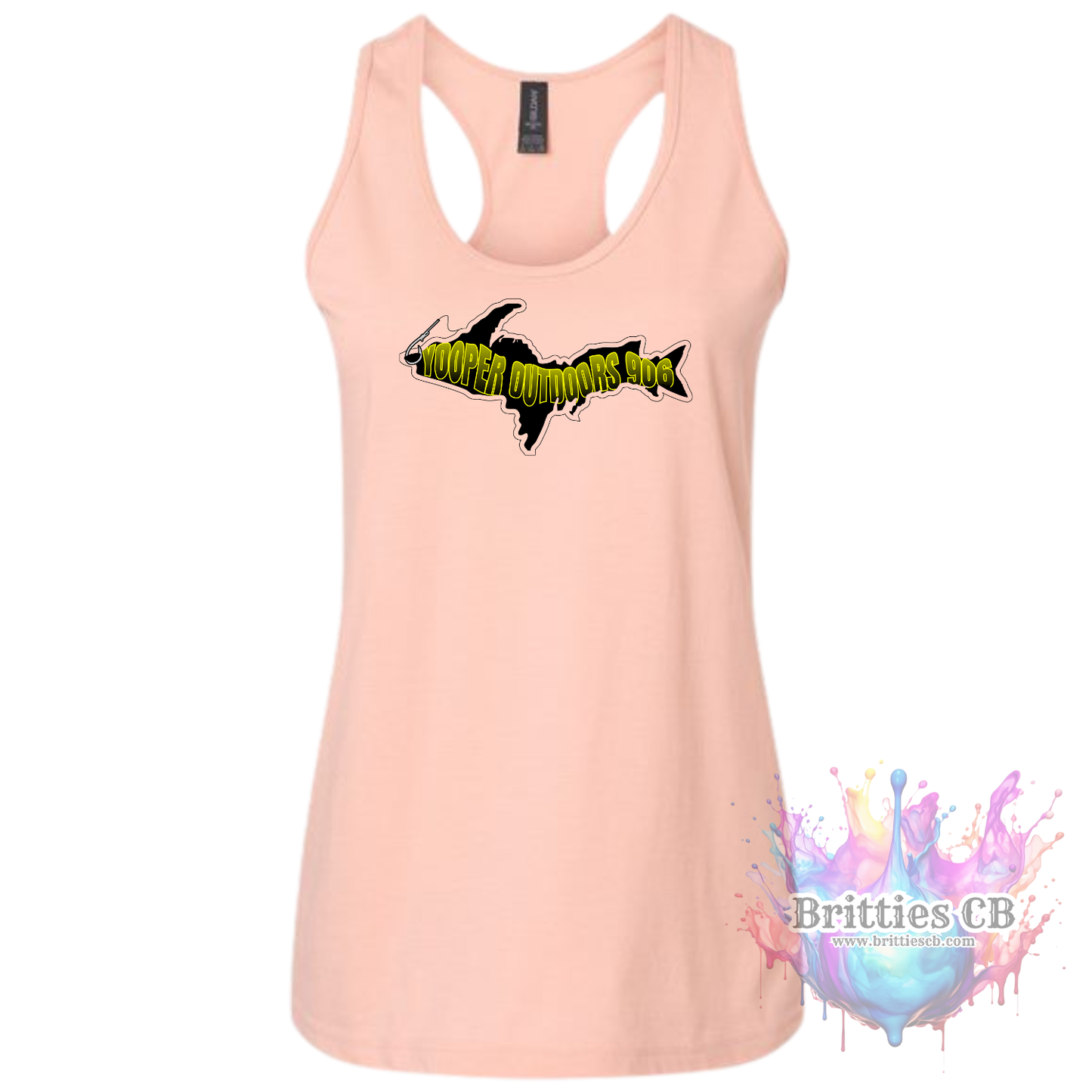 Yooper Outdoors Wome's Tank Dusty Rose