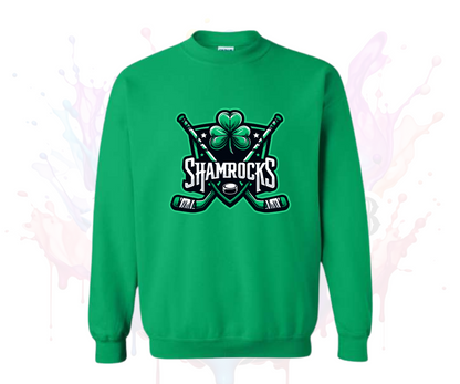 Shamrocks Sweatshirt Crew Gildan