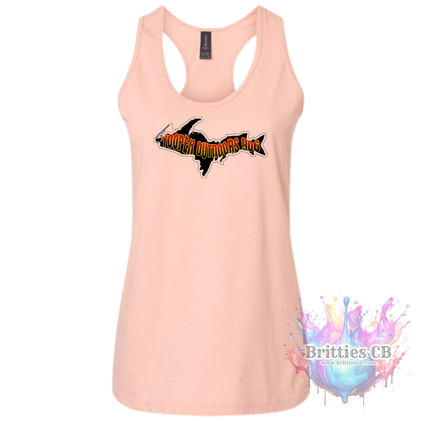 Yooper Outdoors Wome's Tank Dusty Rose