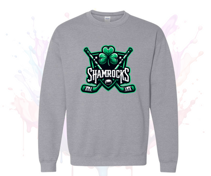 Shamrocks Sweatshirt Crew Gildan