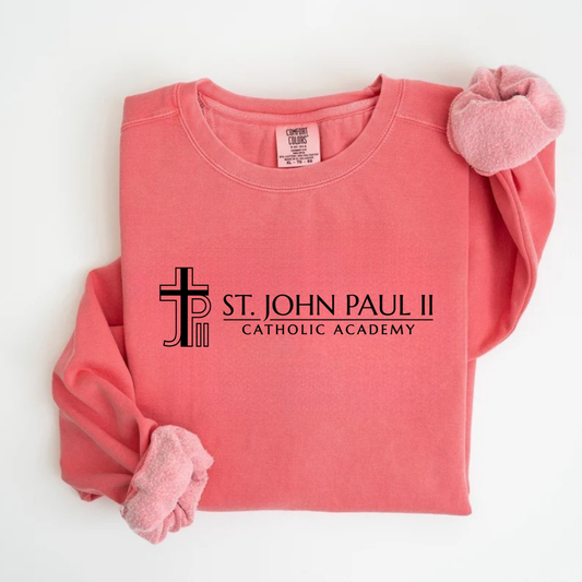 Watermelon Unisex Garment-Dyed Crewneck Sweatshirt