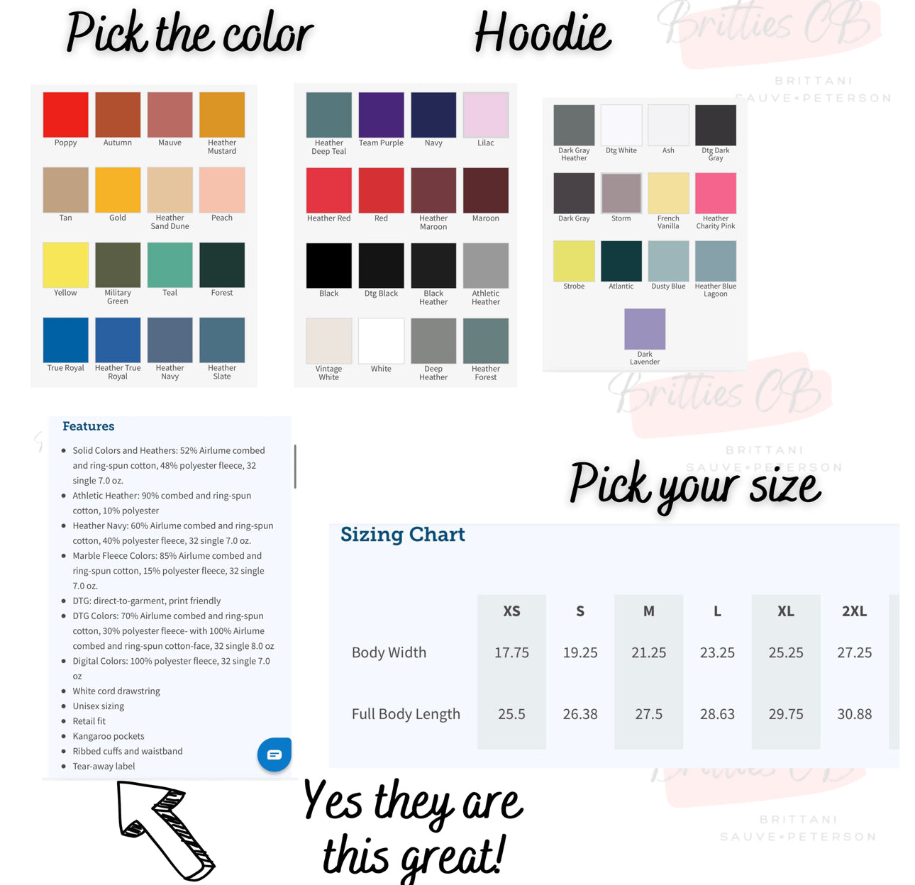 Custom Bella Canvas Hoodie