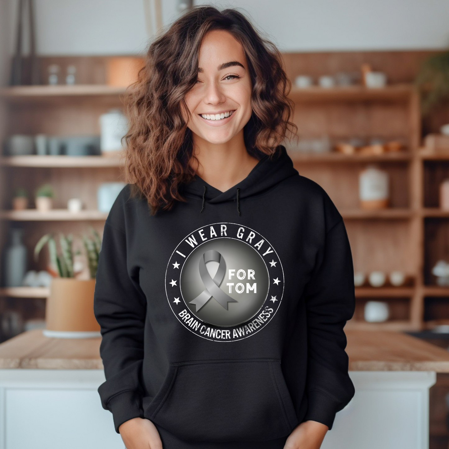 Unisex Hoodie I WEAR GRAY