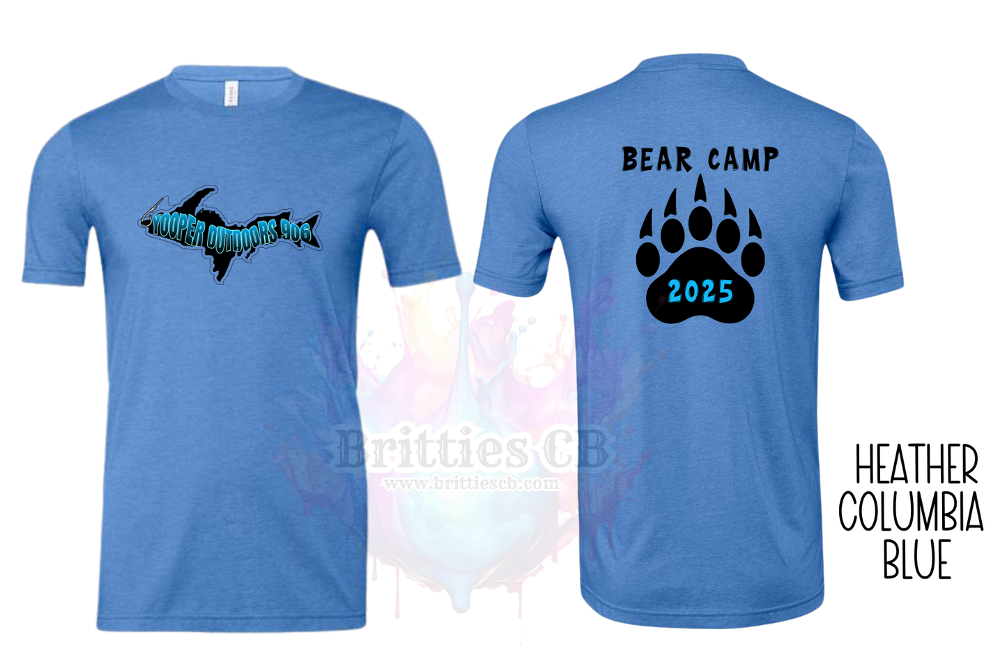 Bear Hunt 2025 Columbia Blue Tshirt