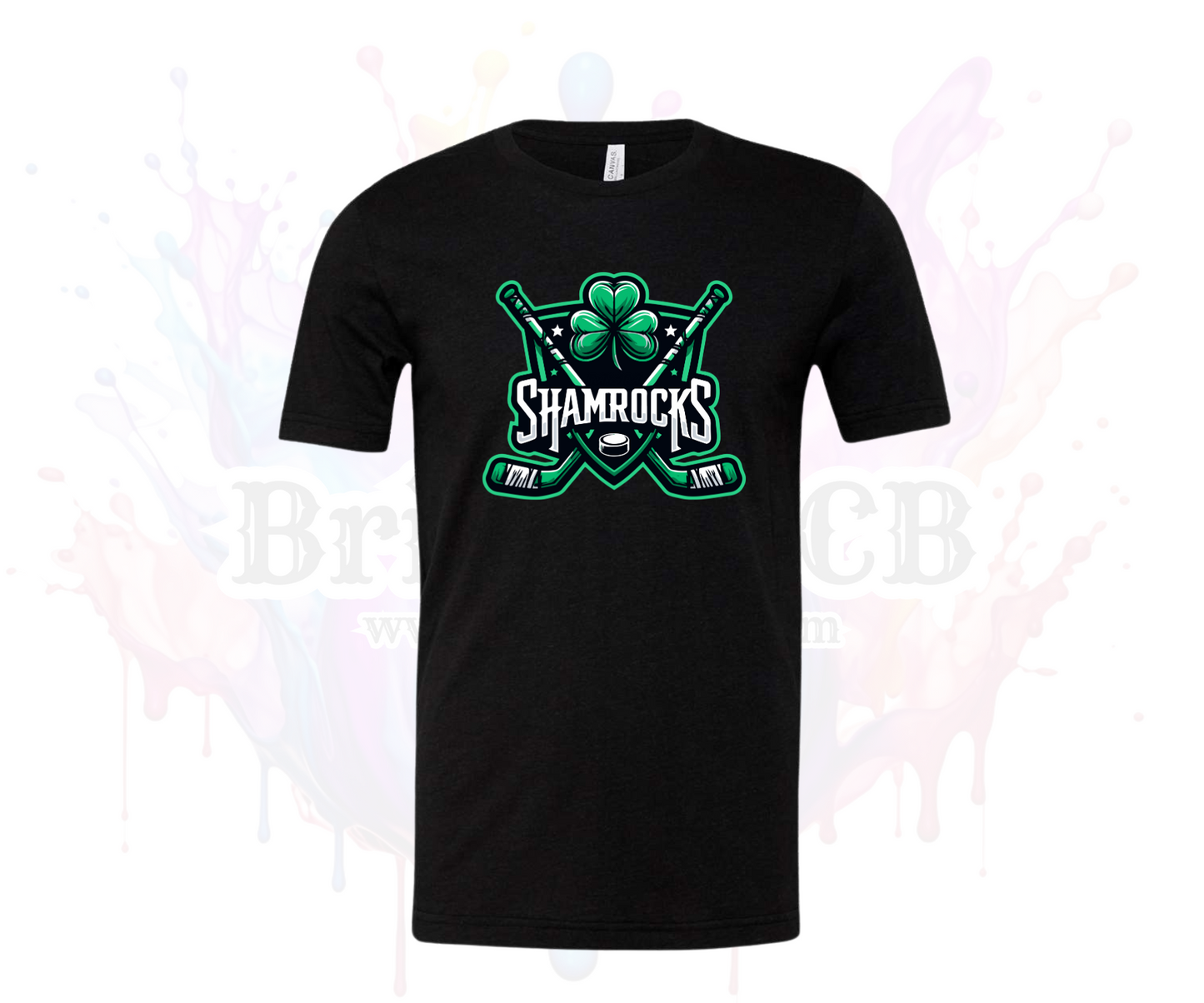 Shamrocks Bella Canvas tshirt