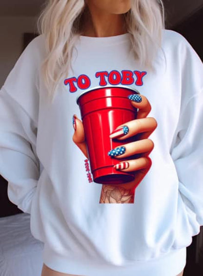 Toby Red Solo Cup Sweatshirt