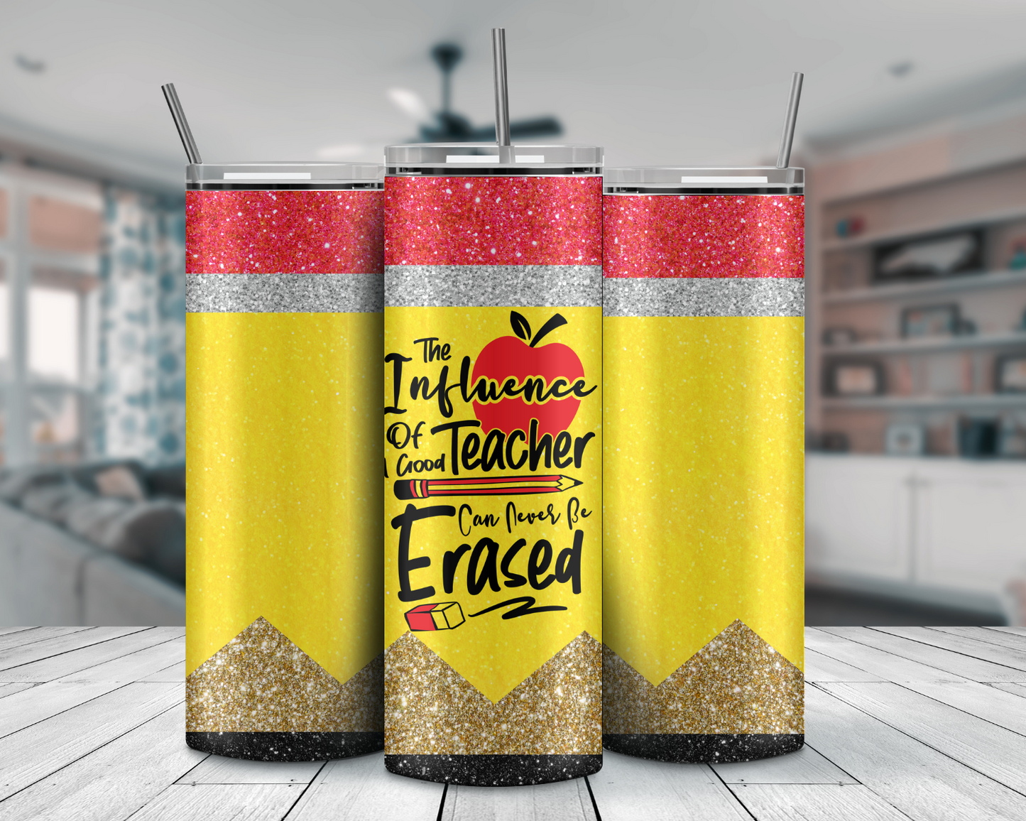 Teacher Pencil Tumbler