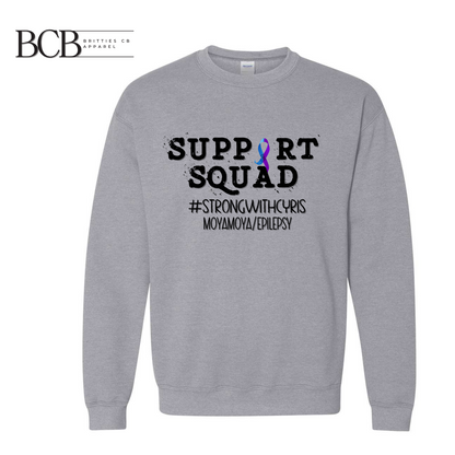 Support Squad for Cyris Sweatshirt Crew neck