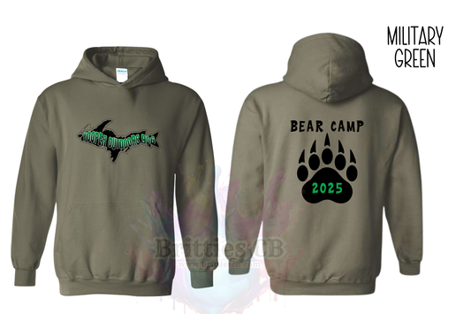 Bear Hunt 2025 Military Green Hoodie