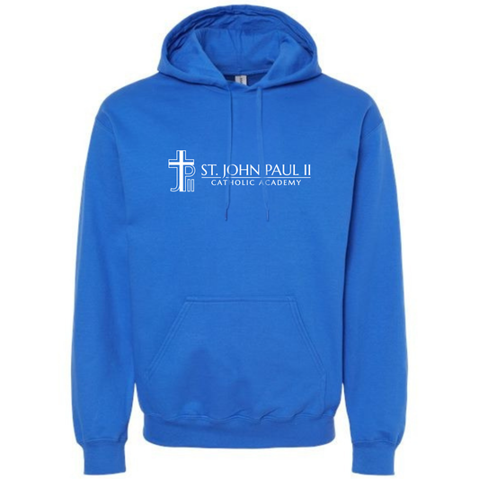 Gildan Hoodie Adult Front Design Royal Blue A3