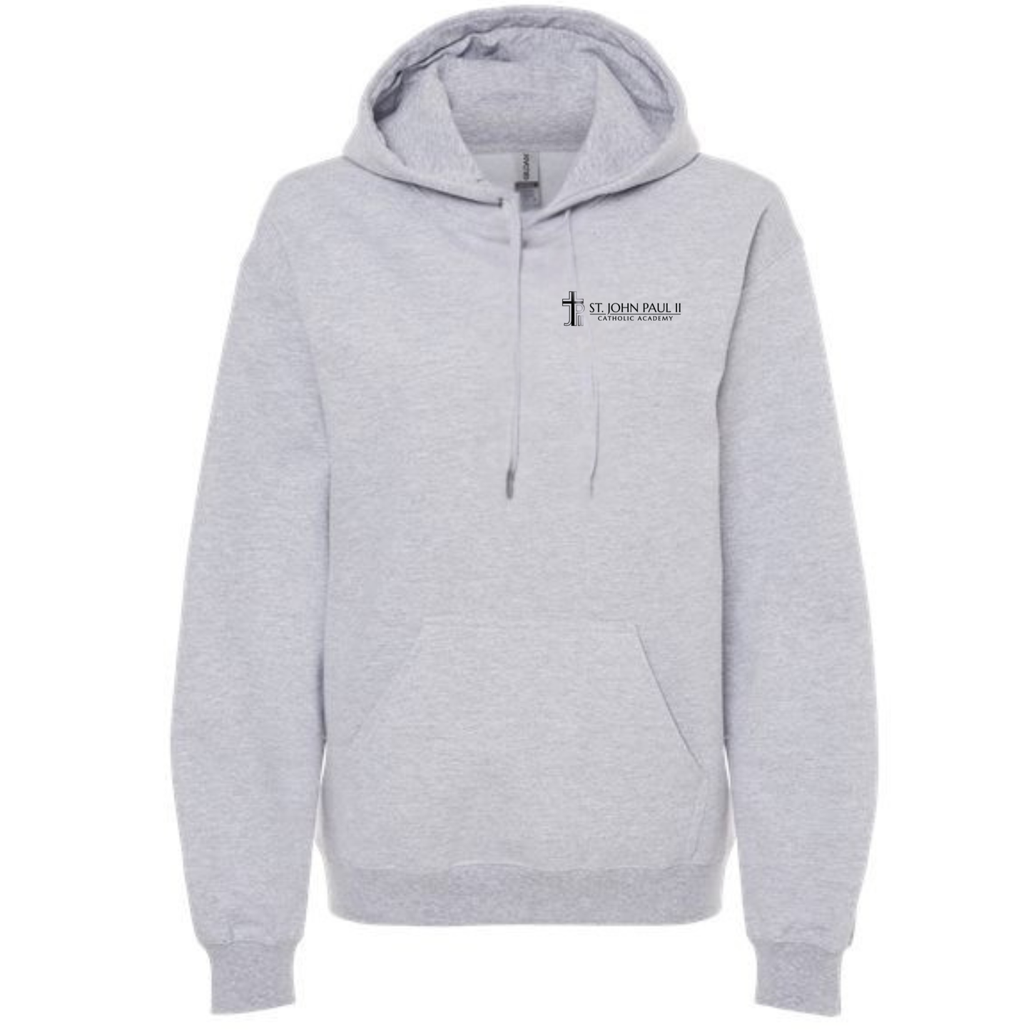 Gildan Hoodie Adult Front Pocket Sport Gray A1