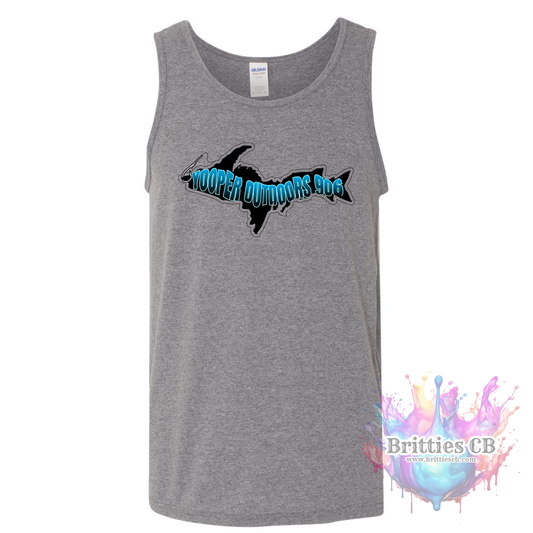 Yooper Outdoors Men's Tank Gray