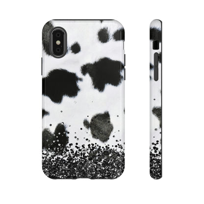 Cow and glitter Phone Case