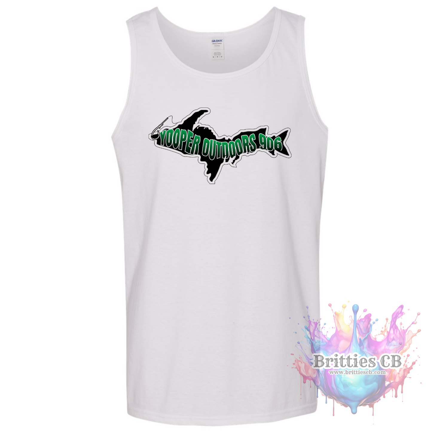 Yooper Outdoors Men's Tank White