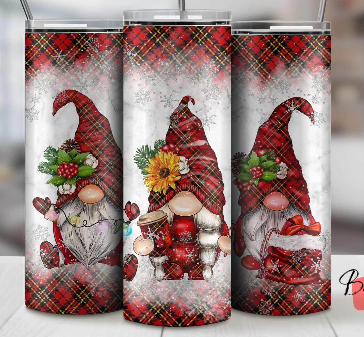 Gnome Buffalo Plaid