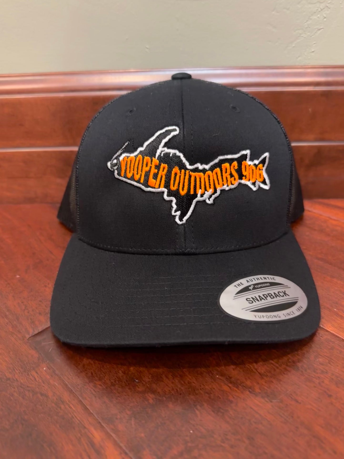 Yooper Outdoors Black/Orange Hat