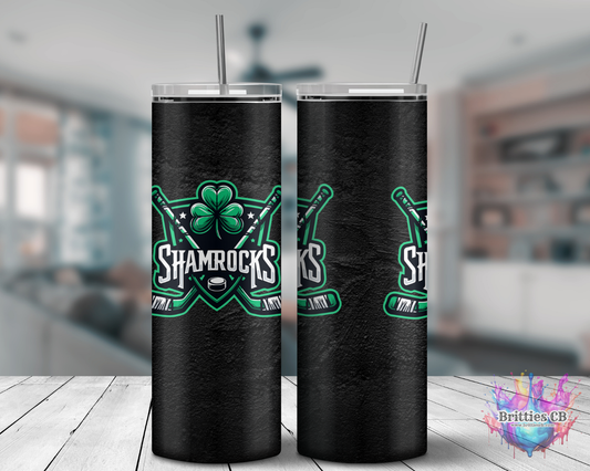 Shamrocks Tumbler Black