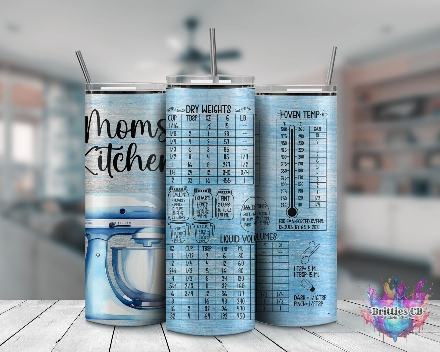 Mom's Kitchen Measurements Tumbler